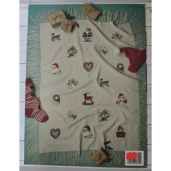 Leisure Arts Lots of Christmas Cross Stitch Patterns Snowman, Santa, Elf, Angel - Picture 2 of 9